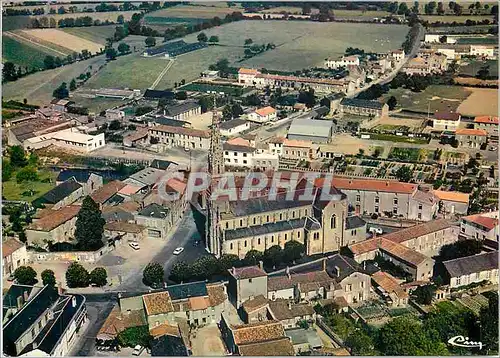 Cartes postales moderne St-Aubin-de-Baubigne (Deux Sevres) Vue aerienne
