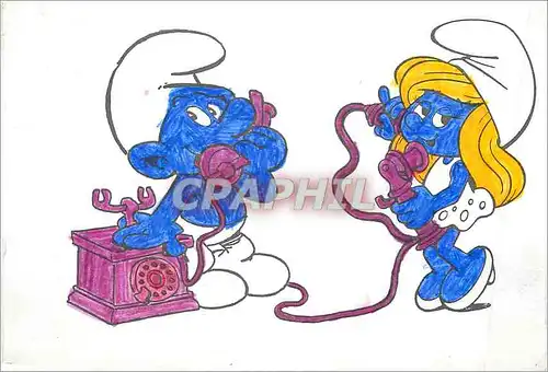 Cartes postales moderne Schtroumpf