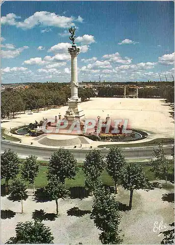 Cartes postales moderne Bordeaux La place des Quinconces