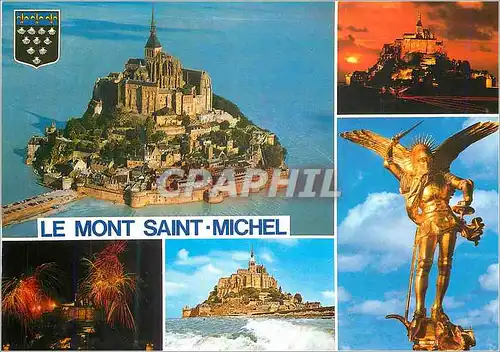 Cartes postales moderne Le Mont Saint-Michel (Manche)