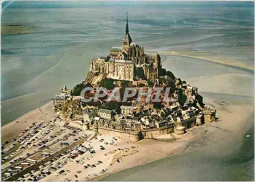 Moderne Karte Le Mont Saint-Michel (Manche)
