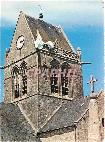 Cartes postales moderne Saint-Mere-Eglise (Manche) Militaria Parachute Parachutisme