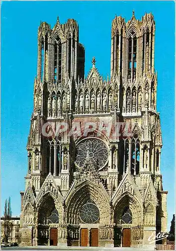 Cartes postales moderne Reims (Marne) La Cathedrale Notre-Dame