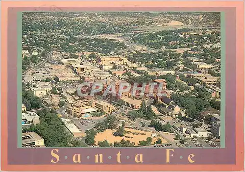 Cartes postales moderne Santa Fe aerial view of Santa Fe New Mexico
