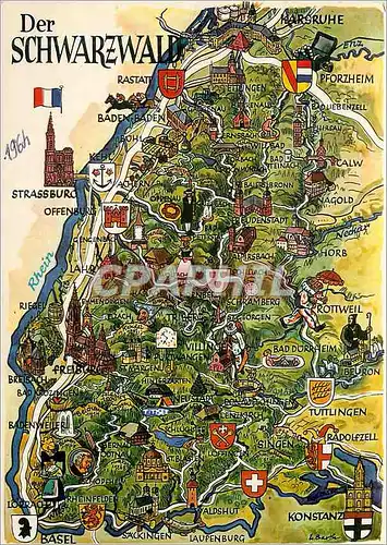 Cartes postales moderne Der Schwarzwald