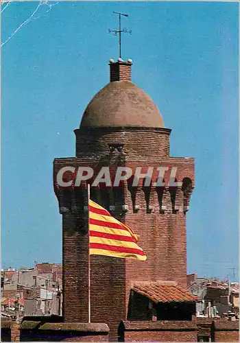 Moderne Karte Perpignan (Pyrenees Orientales) Le Castillet