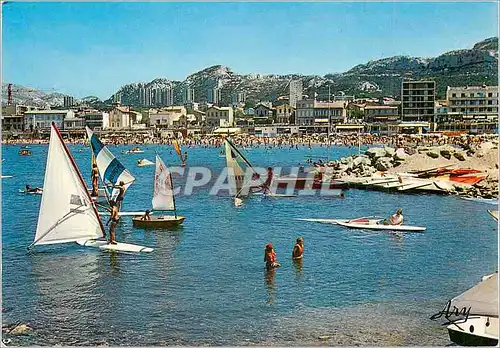 Cartes postales moderne Marseille Plage de la Pointe Rouge