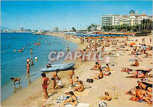 Moderne Karte La Cote d'Azur Saint-Raphael (Var) Les Plages et l'Eglise