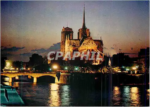 Cartes postales moderne Paris La cathedrale Notre-Dame et la Seine