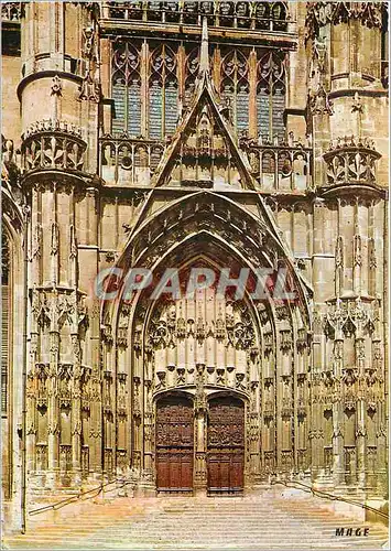 Moderne Karte Beauvais (Oise) Portail Sud de la Cathedrale St Pierre