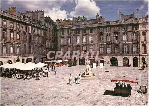 Moderne Karte Bordeaux La Place du Parlement dans le Vieux Bordeaux