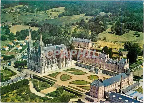 Cartes postales moderne La Chapelle Montligeon (Orne) Vue aerienne