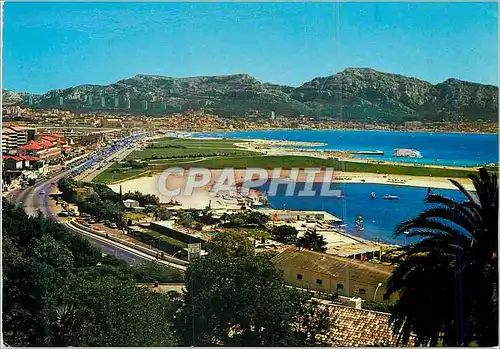 Cartes postales moderne Marseille Promenade de la Corniche la plage du Prado