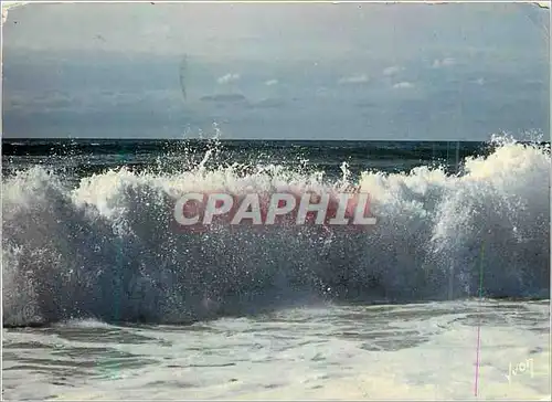 Cartes postales moderne Couleurs et Lumiere de France Effets de vagues