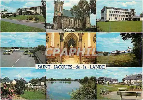 Cartes postales moderne Saint-Jacques-de-la-Lande Avion