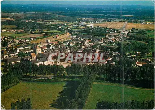Cartes postales moderne Lessay (Manche) L'Abbaye XIe et la ville
