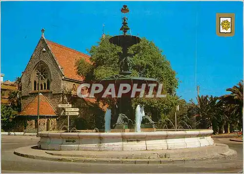 Cartes postales moderne La Cote d'Azur Varoise Hyeres-Les-Palmiers Fontaine Godillot