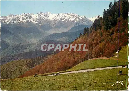 Moderne Karte Le Col d'Aspin Descente sur Arreau