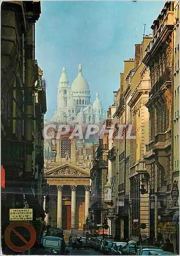 Cartes postales moderne Paris Notre-Dame de Lorette et le Sacre-Coeur