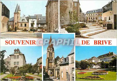 Cartes postales moderne La Correze Touristique Souvenir de Brive Maison Treilhard