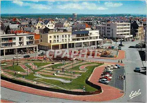 Moderne Karte La Cote d'Opale Berk-Plage (Pas-de-Calais) L'entonnoir vers l'avenue de l'Imperatrice