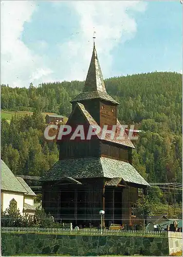 Moderne Karte Norway Torpo stave church