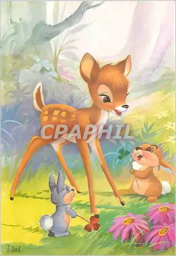 Cartes postales moderne Bambi Disney