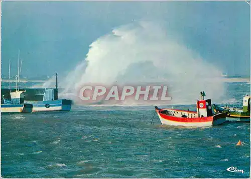 Moderne Karte Gamaches Joies de l'Ocean Bateaux de peche