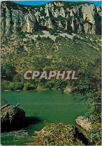 Moderne Karte Gorges de l'Ardeche (Ardeche) L'Ardeche intime au fil de l'eau