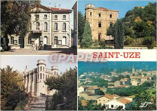 Moderne Karte Saint-Uze (Drome)