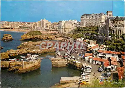Moderne Karte Biarritz Le Port des Pecheurs