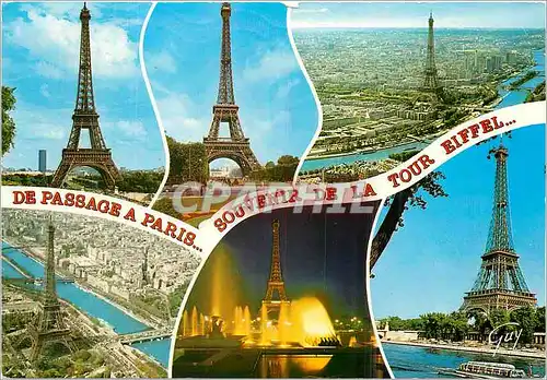 Cartes postales moderne Paris et ses Merveilles La tour Eiffel