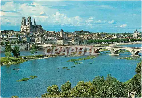 Cartes postales moderne Orleans (Loiret) Le Pont George V sur la Loire
