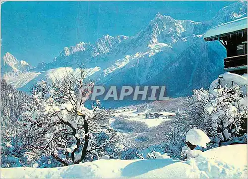 Cartes postales moderne Massif du Mont-Blanc Haute-Savoie La Vallee de Chamonix