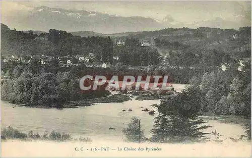 Cartes postales Pau La Chaine des Pyrenees