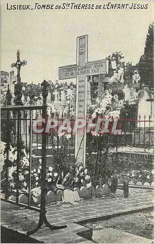 Cartes postales Lisieux Tombe de Ste Therese de l'Enfant Jesus