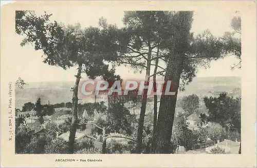 Cartes postales Arcachon Vue generale