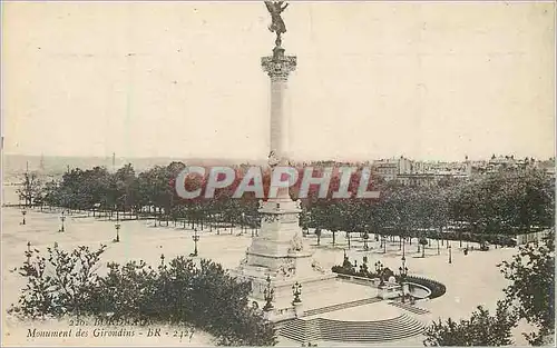 Cartes postales Bordeaux Monument des Girondins