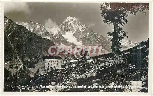 Cartes postales moderne Massif du Mont Blanc Argentiere Le Chalet de Lognan et Aiquilles 'Argentiere