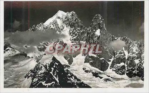 Cartes postales moderne Massif du Mont-Blanc Aiguilles