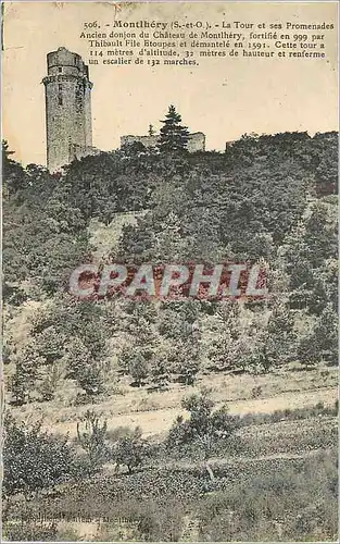 Cartes postales Montlhery (S et O) La Tour et ses Promenades