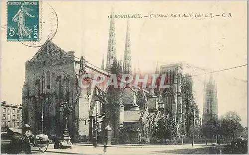 Ansichtskarte AK Bordeaux Cathedrale Saint-Andre (cote sud)