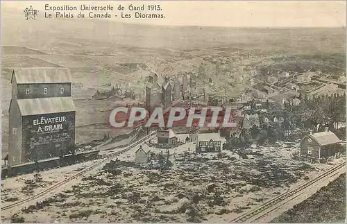 Cartes postales Les Dioramas Le Palais du Canada Exposition Universelle de Grand 1913