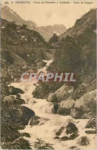 Cartes postales Pierrefitte Route de la Pierrefitte a Cauterets Chute de Calypso