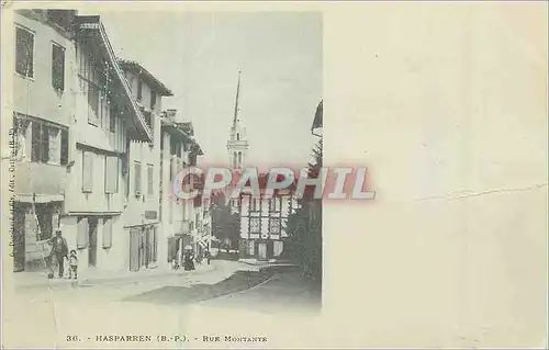 Ansichtskarte AK Hasparren (BP) Rue Montante
