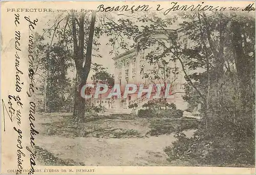 Cartes postales Besancon Prefecture vue du Parc