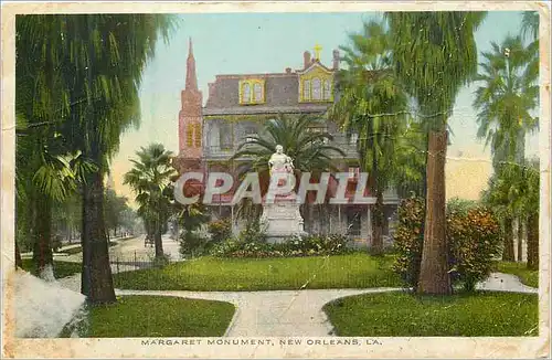 Cartes postales New Orleans Margaret Monument