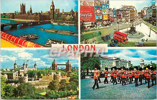 Cartes postales moderne London Piccadily Circus Militaria