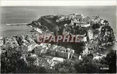 Cartes postales moderne Monaco Vue d'ensemble du Rocher et de la Condamine