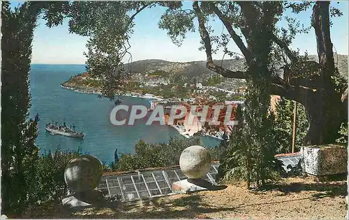 Cartes postales moderne La Cote d'Azur villefranche sur mer jardin provencal